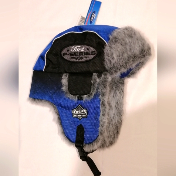 Choko Authentics 1983 Other - Ford F-Series Choko Authentics Blue Men's Unisex Trapper Hat NWT One Size